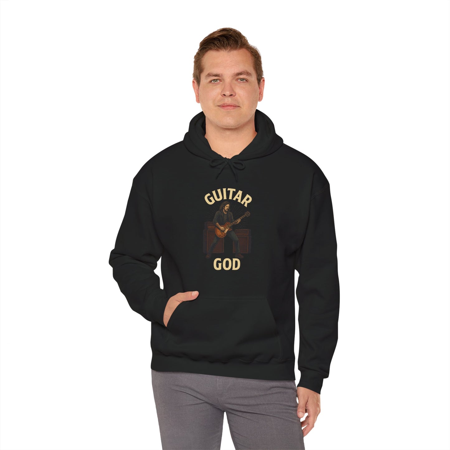 Guitar God Hoodie - Unisex Sweatshirt - Lucky Spark