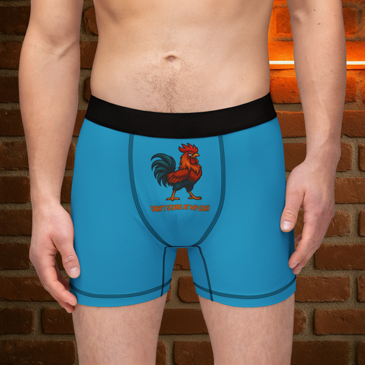 Funny Boxers with Rooster Motive