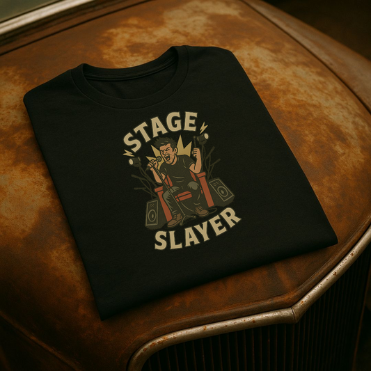 Stage Slayer Unisex Jersey Tee - Music Lover Shirt