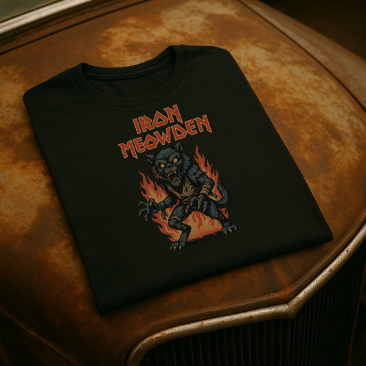 Iron Meowden T-Shirt - Unisex Jersey Short Sleeve Tee