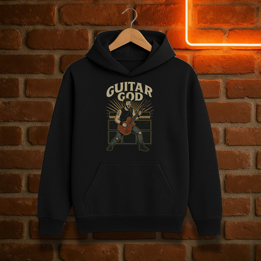 Guitar God Hoodie - Unisex Sweatshirt