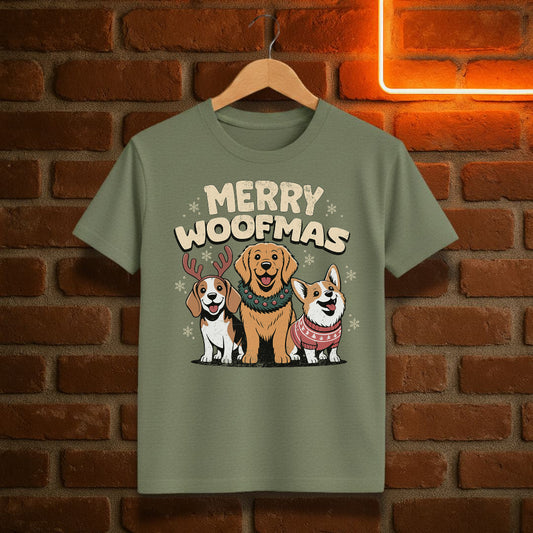 Merry Woofmas Christmas T-Shirt