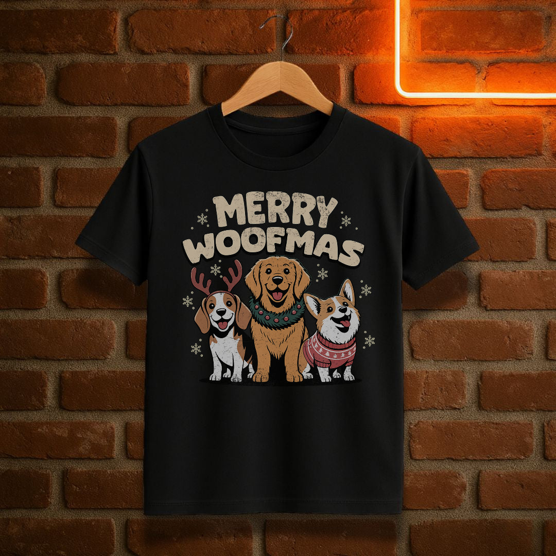 Merry Woofmas Christmas T-Shirt