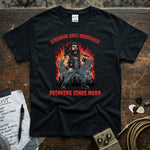 Screaming Since Soundcheck Drinking Since Noon | Funny Rock Singer Shirt featuring an energetic singer on stage.
