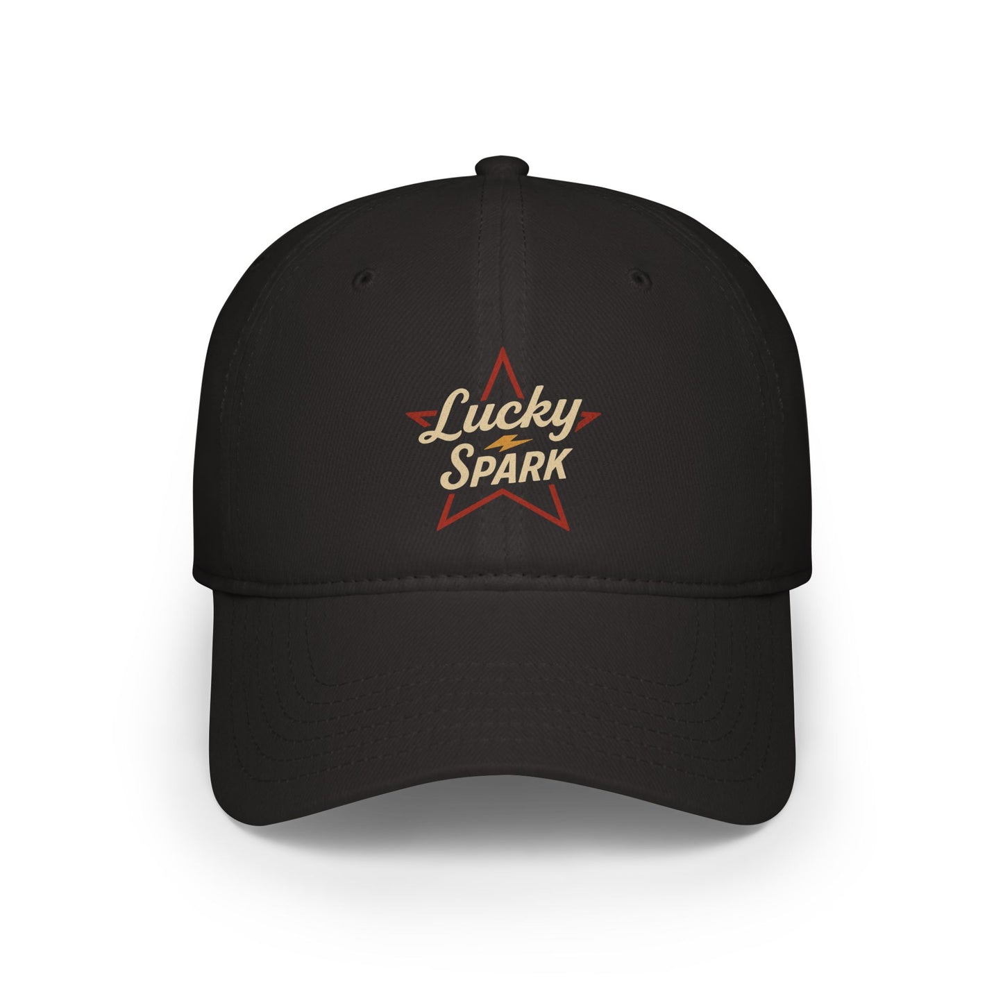 Lucky Spark Low Profile Baseball Cap - Adjustable Hat, Casual Cap, Gift for Him, Outdoor Wear, Trendy Fashion Accessory - Lucky Spark