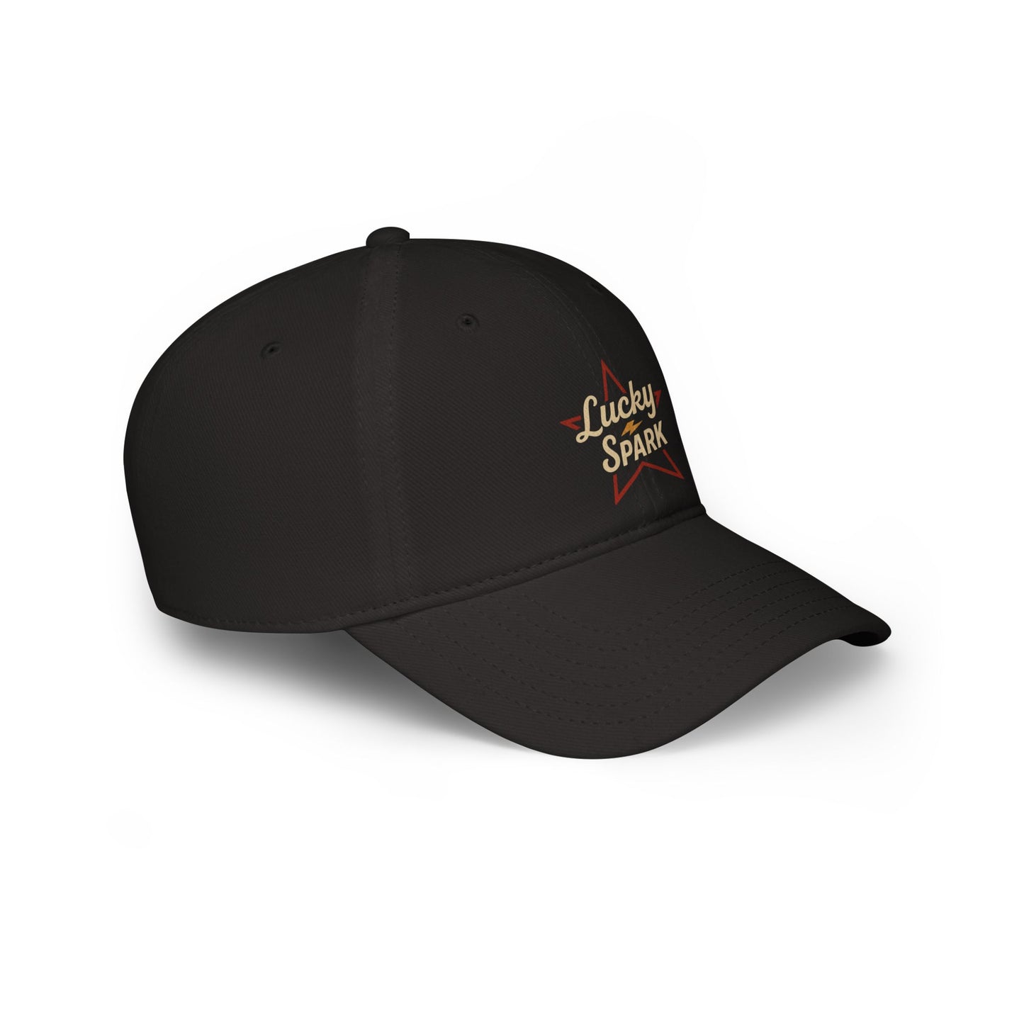 Lucky Spark Low Profile Baseball Cap - Adjustable Hat, Casual Cap, Gift for Him, Outdoor Wear, Trendy Fashion Accessory - Lucky Spark