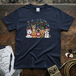 Christmas Cats Group / Holiday Cat Squad Shirt featuring an adorable group of festive cats.