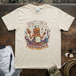 Don't Be a Twatwaffle Shirt featuring a colorful graphic design on a cream premium tee.