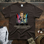 Fueled by Applause and Alcohol Shirt featuring an animated performer on stage.