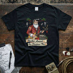 Rockin’ Around the Christmas Tree - Rockabilly Santa Shirt featuring a festive design and premium quality construction