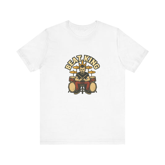 Beat King Drummer T-Shirt - Lucky Spark