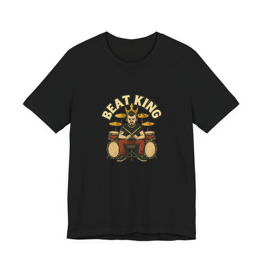 Beat King Drummer T-Shirt - Lucky Spark