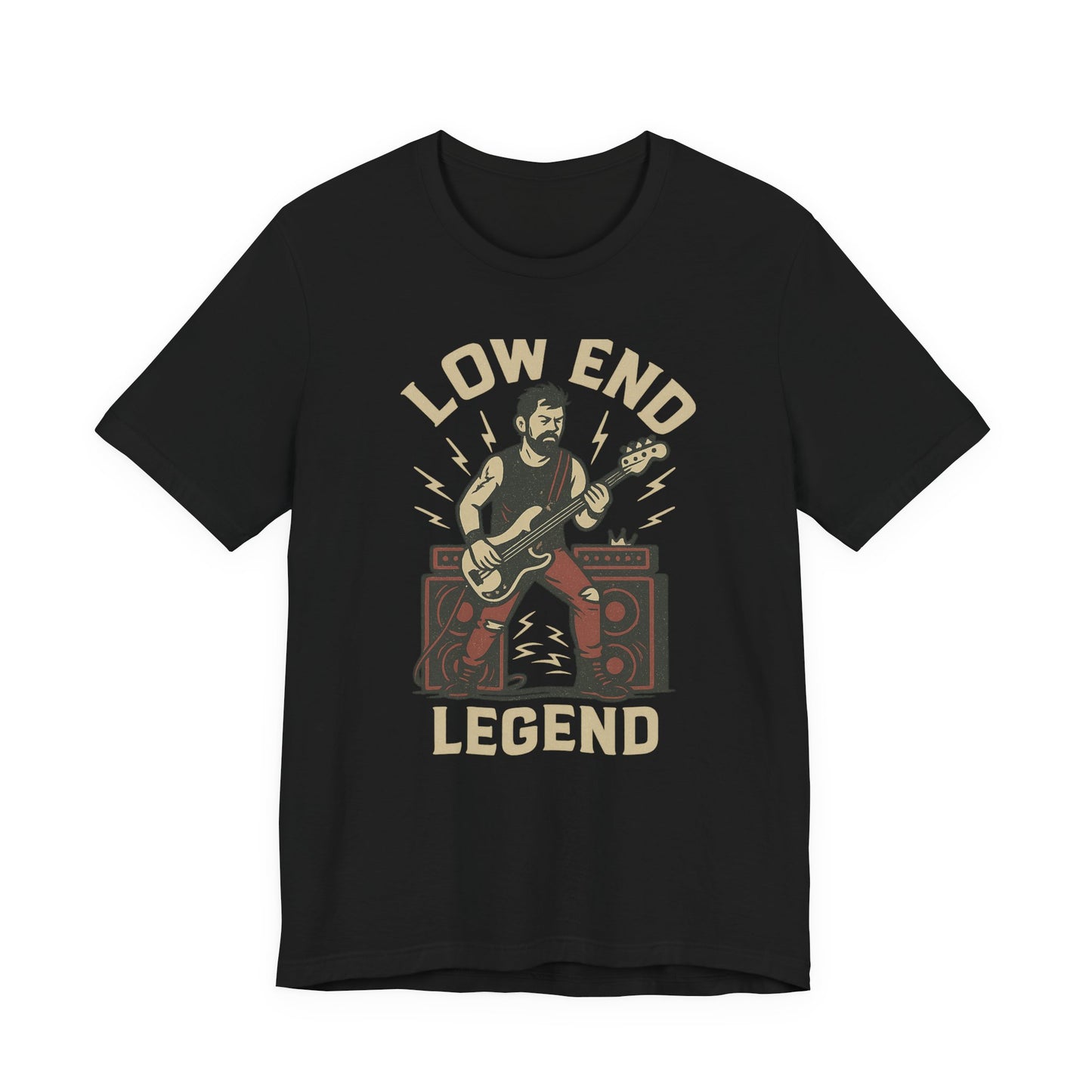 Low End Legend Music Tee Band Shirt - Lucky Spark