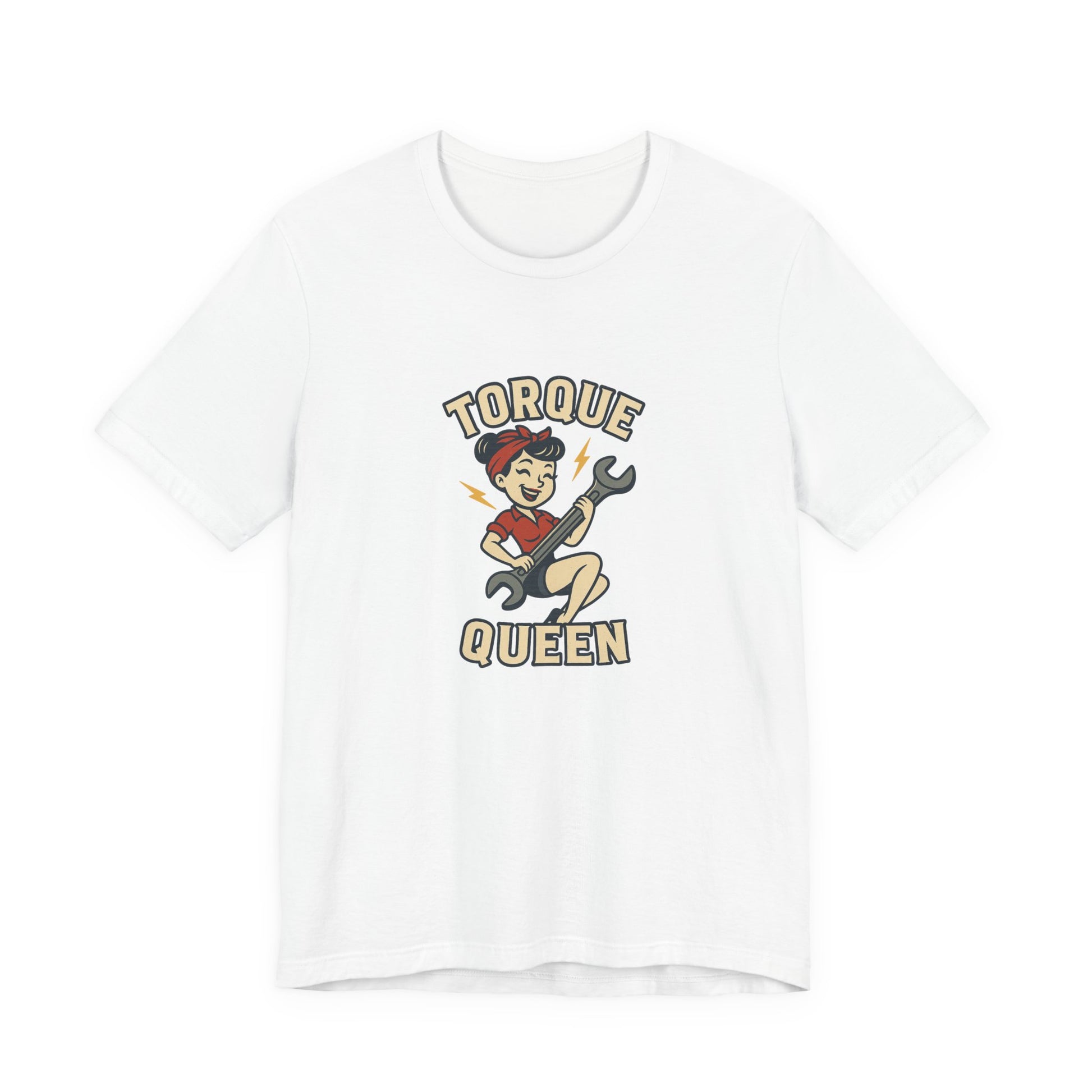 Torque Queen T-Shirt - Unisex Tee for Female Car Enthusiasts - Lucky Spark