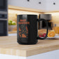 Iron Meowden Black Mug - Perfect Gift for Metal Fans, Cat Lovers, Coffee Lovers, Birthday, Halloween, Concerts