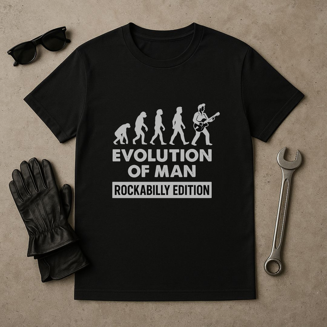 Evolution of Man Rockabilly Edition T-Shirt