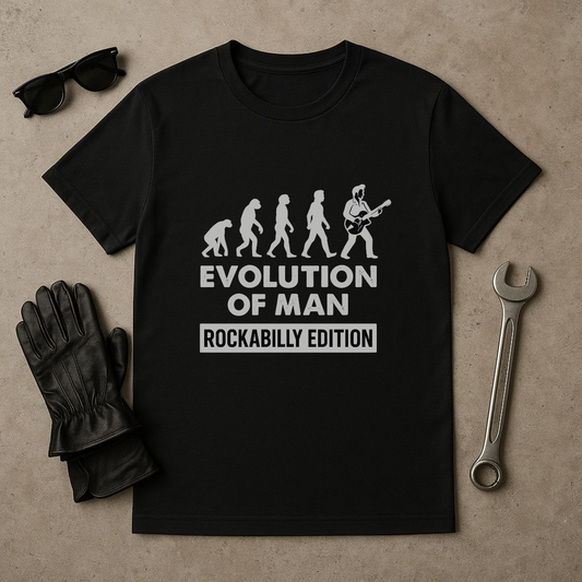 Evolution of Man Rockabilly Edition T-Shirt