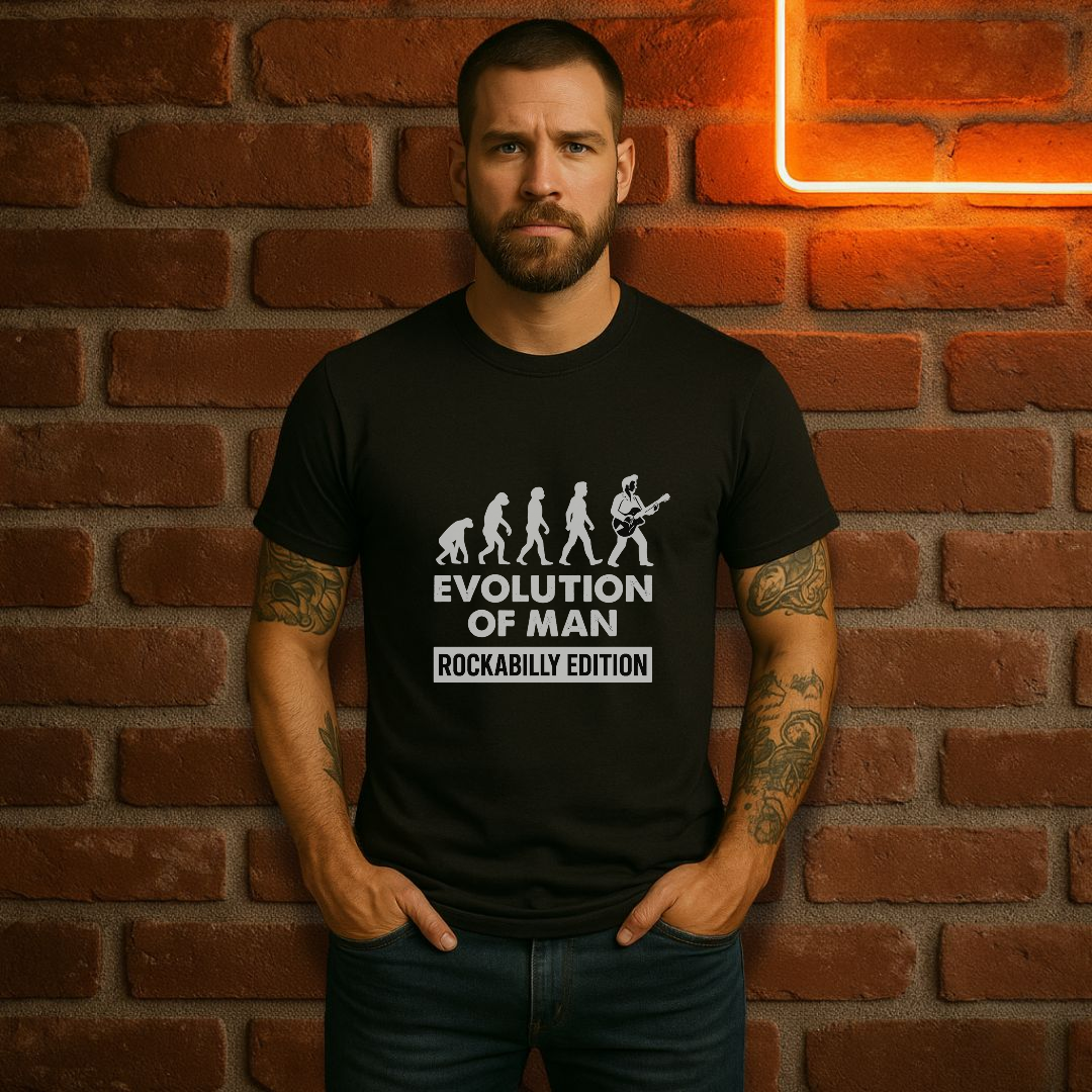 Evolution of Man Rockabilly Edition T-Shirt