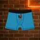Funny Boxers with Rooster Motive