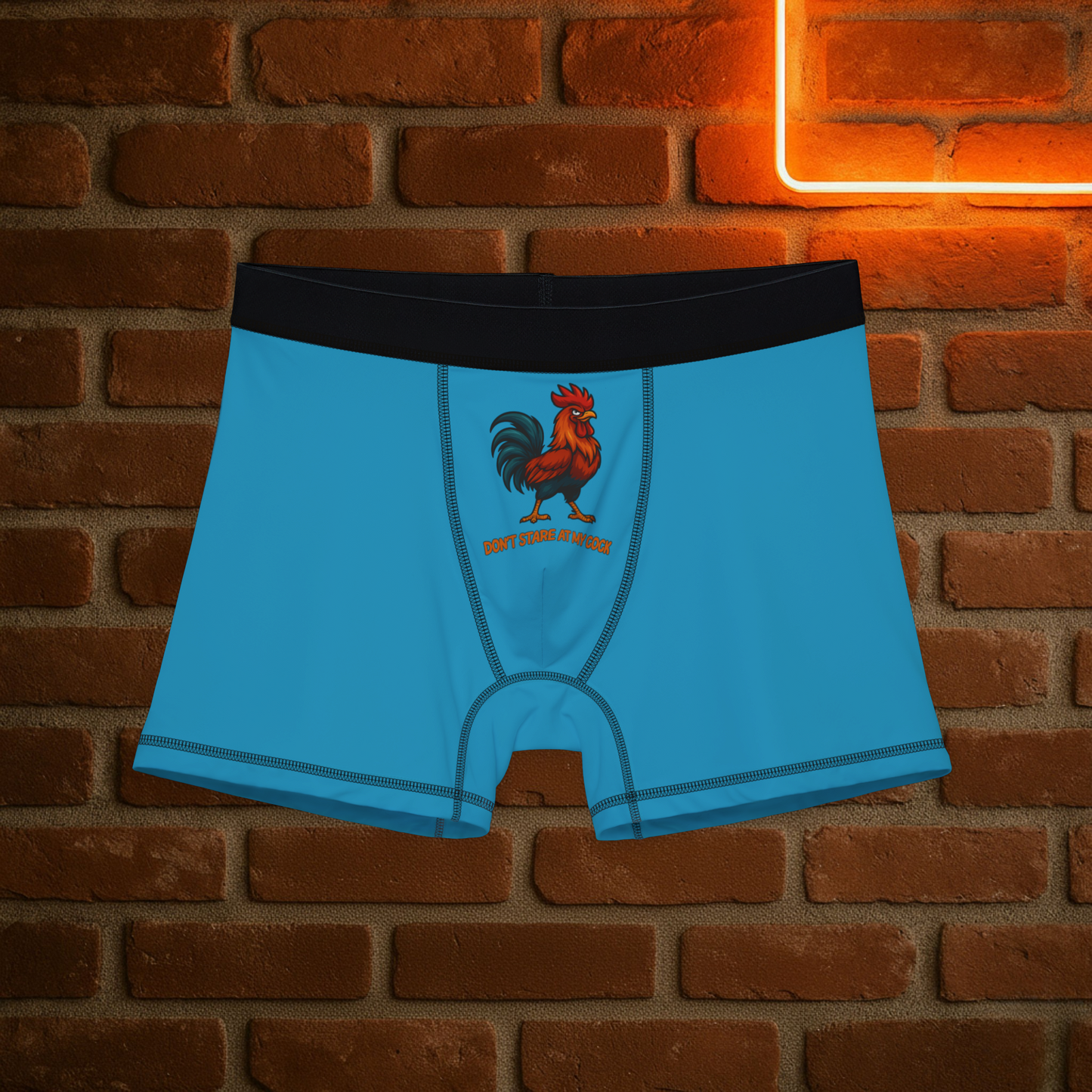 Funny Boxers with Rooster Motive