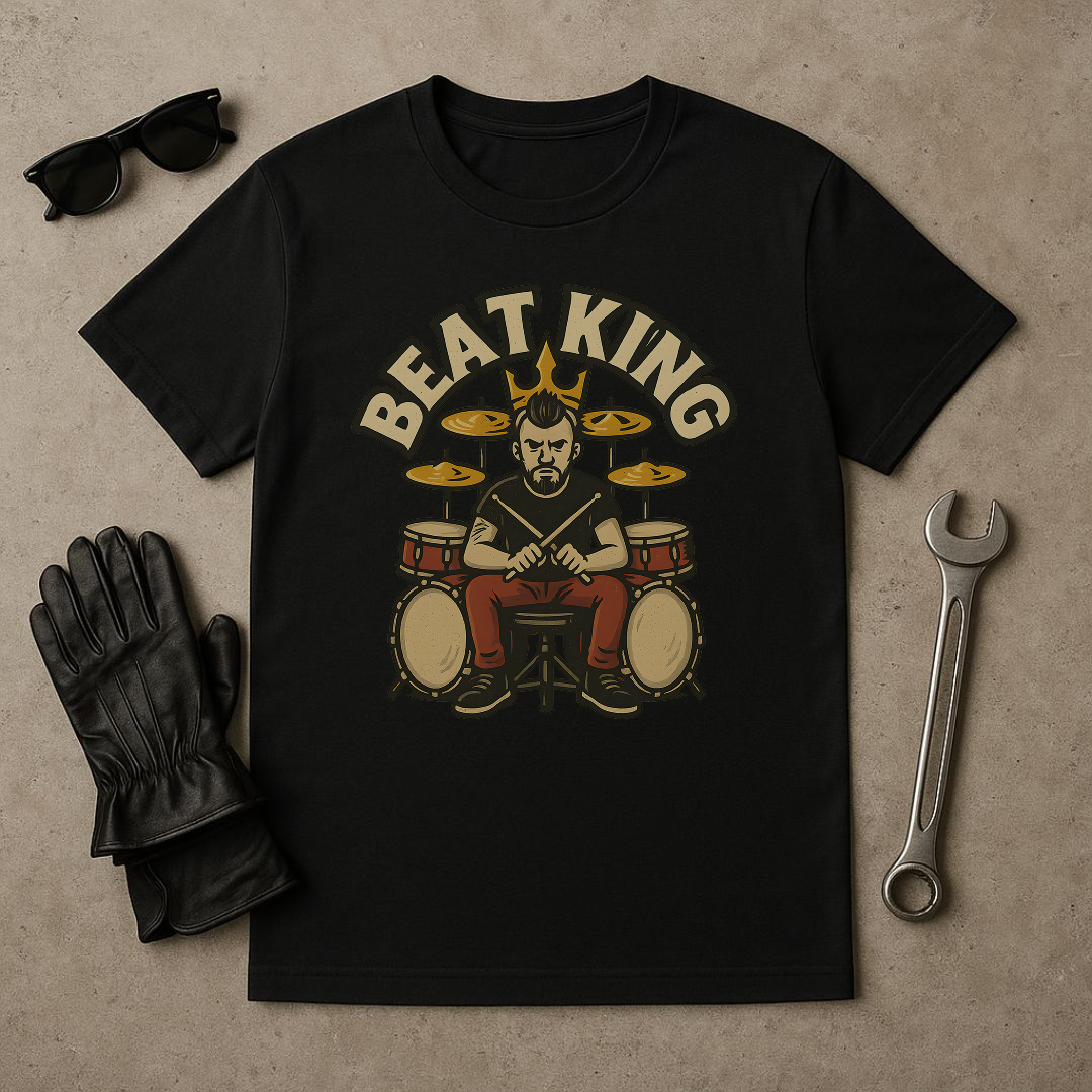 Beat King Drummer T-Shirt
