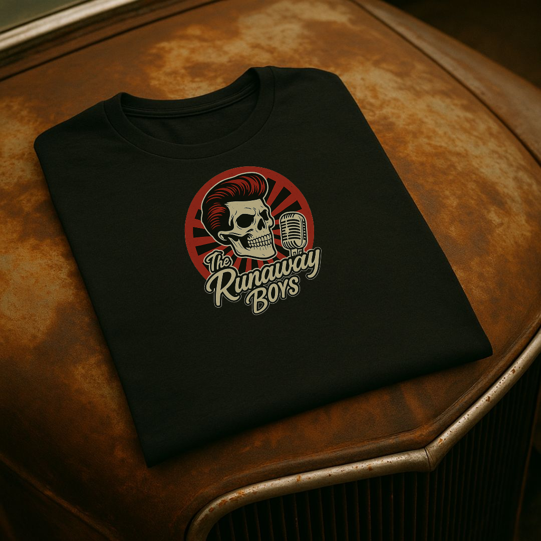 The Runaway Boys - Rockabilly Band Logo T-Shirt