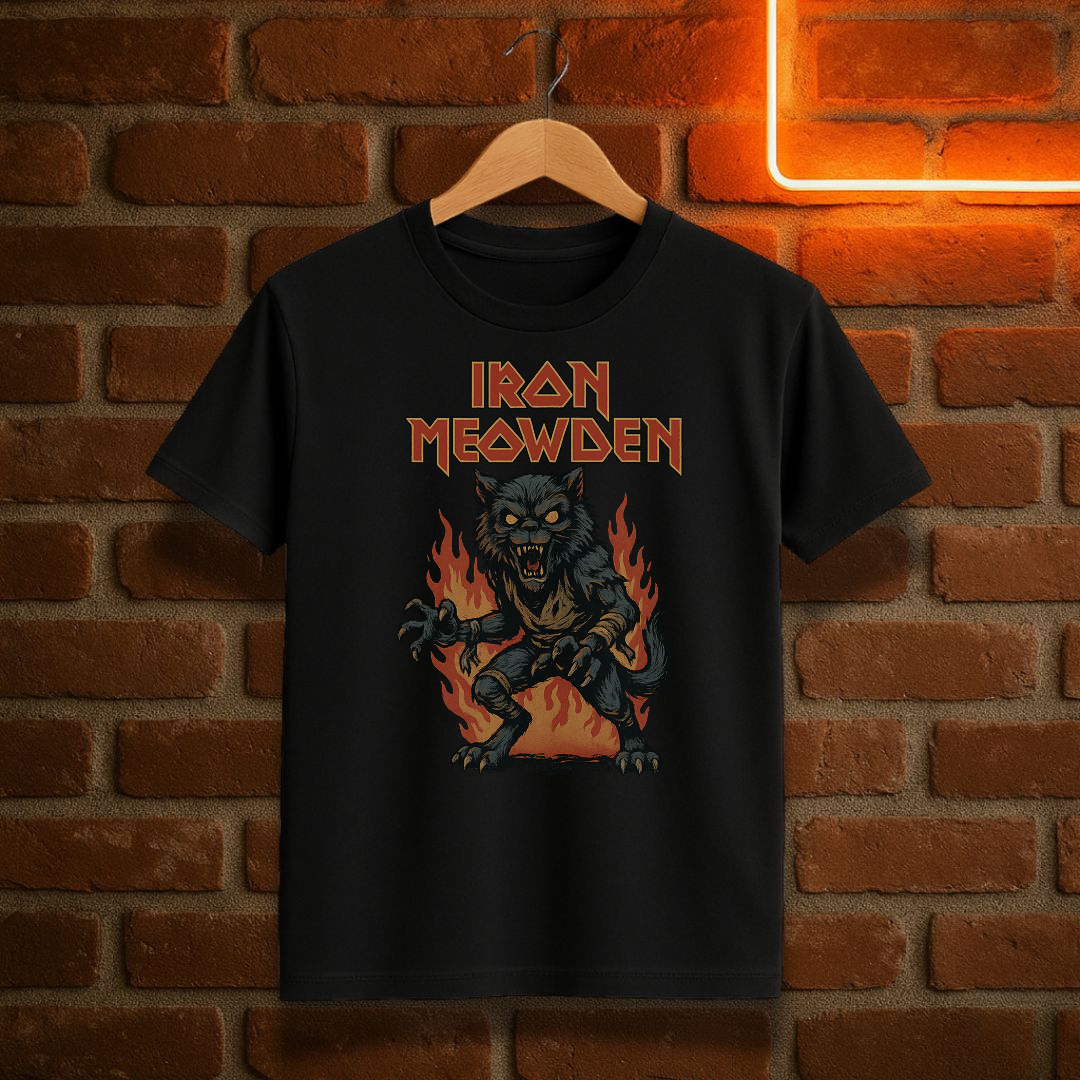 Iron Meowden T-Shirt - Unisex Jersey Short Sleeve Tee