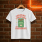 “Cranking Christmas Into Overdrive” – Funny Guitar Pedal Holiday T-Shirt