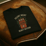 “Silent Night, Heavy Reverb” – Funny Guitar Pedal Christmas T-Shirt