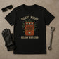 “Silent Night, Heavy Reverb” – Funny Guitar Pedal Christmas T-Shirt