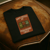 “Santa Checked My Pedalboard Twice” – Funny Guitar Pedal Christmas T-Shirt