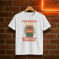 “Too Much Gain, Not Enough Eggnog” – Funny Guitar Pedal Christmas T-Shirt