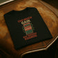 “Too Much Gain, Not Enough Eggnog” – Funny Guitar Pedal Christmas T-Shirt