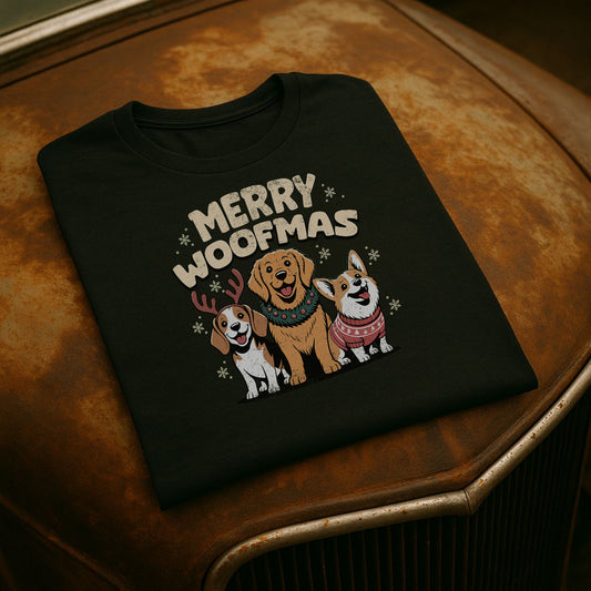 Merry Woofmas Christmas T-Shirt