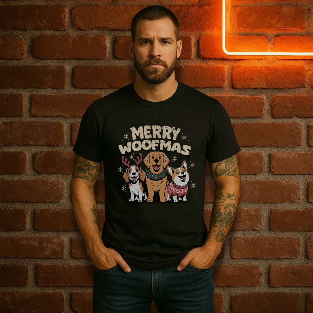 Merry Woofmas Christmas T-Shirt