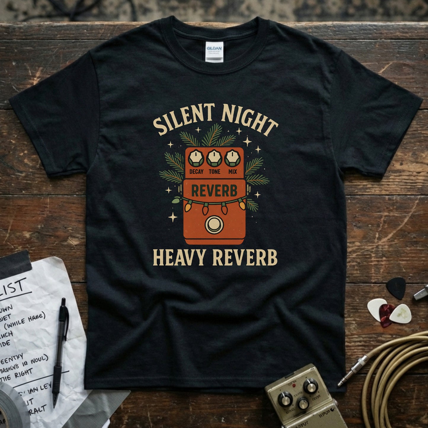 Silent Night Heavy Reverb Shirt