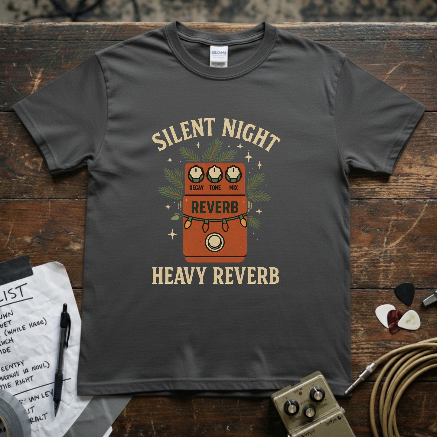 Silent Night Heavy Reverb Shirt