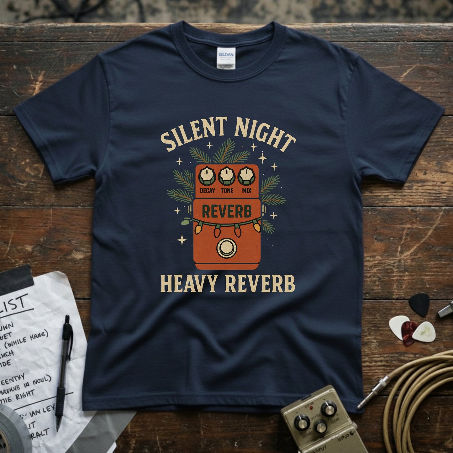 Silent Night Heavy Reverb Shirt