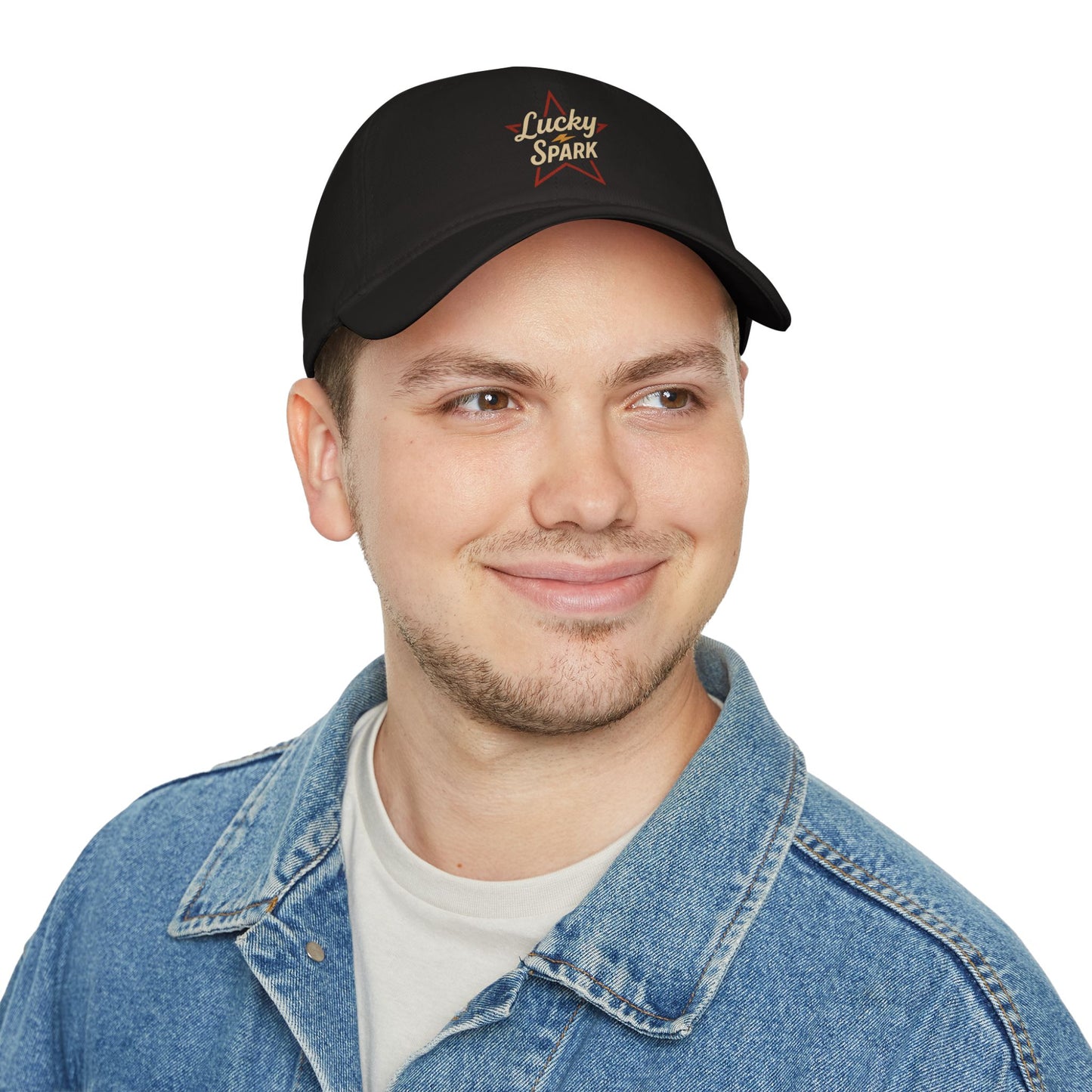Lucky Spark Low Profile Baseball Cap - Adjustable Hat, Casual Cap, Gift for Him, Outdoor Wear, Trendy Fashion Accessory - Lucky Spark