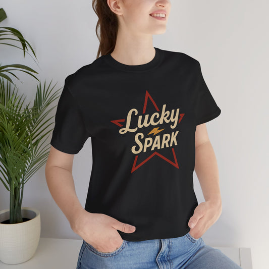 Lucky Spark Unisex Tee - Cool Graphic T-Shirt - Lucky Spark