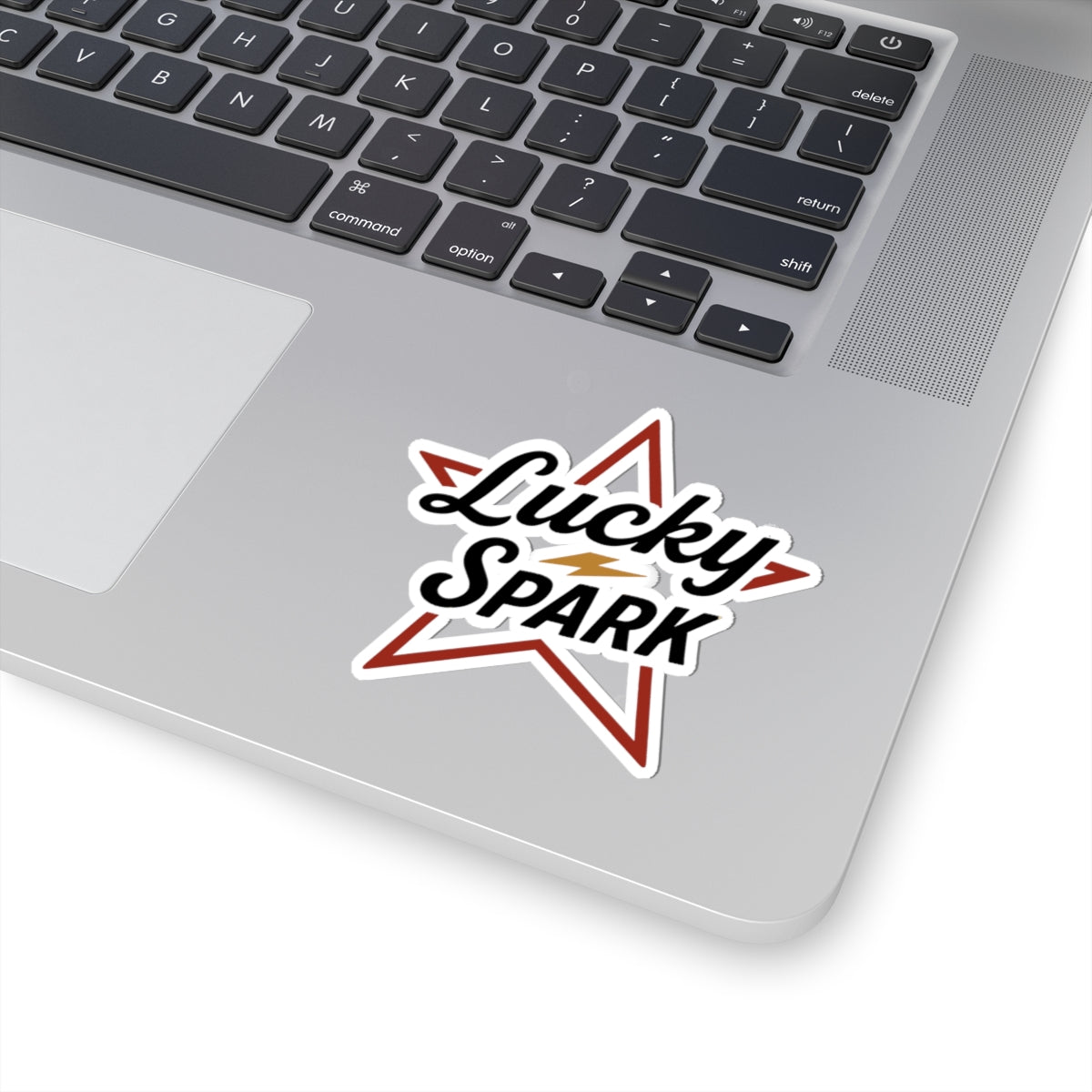 Lucky Spark Kiss-Cut Stickers - Bold Star Design for Laptops, Water Bottles, Journals, Scrapbooking, Gifts - Lucky Spark