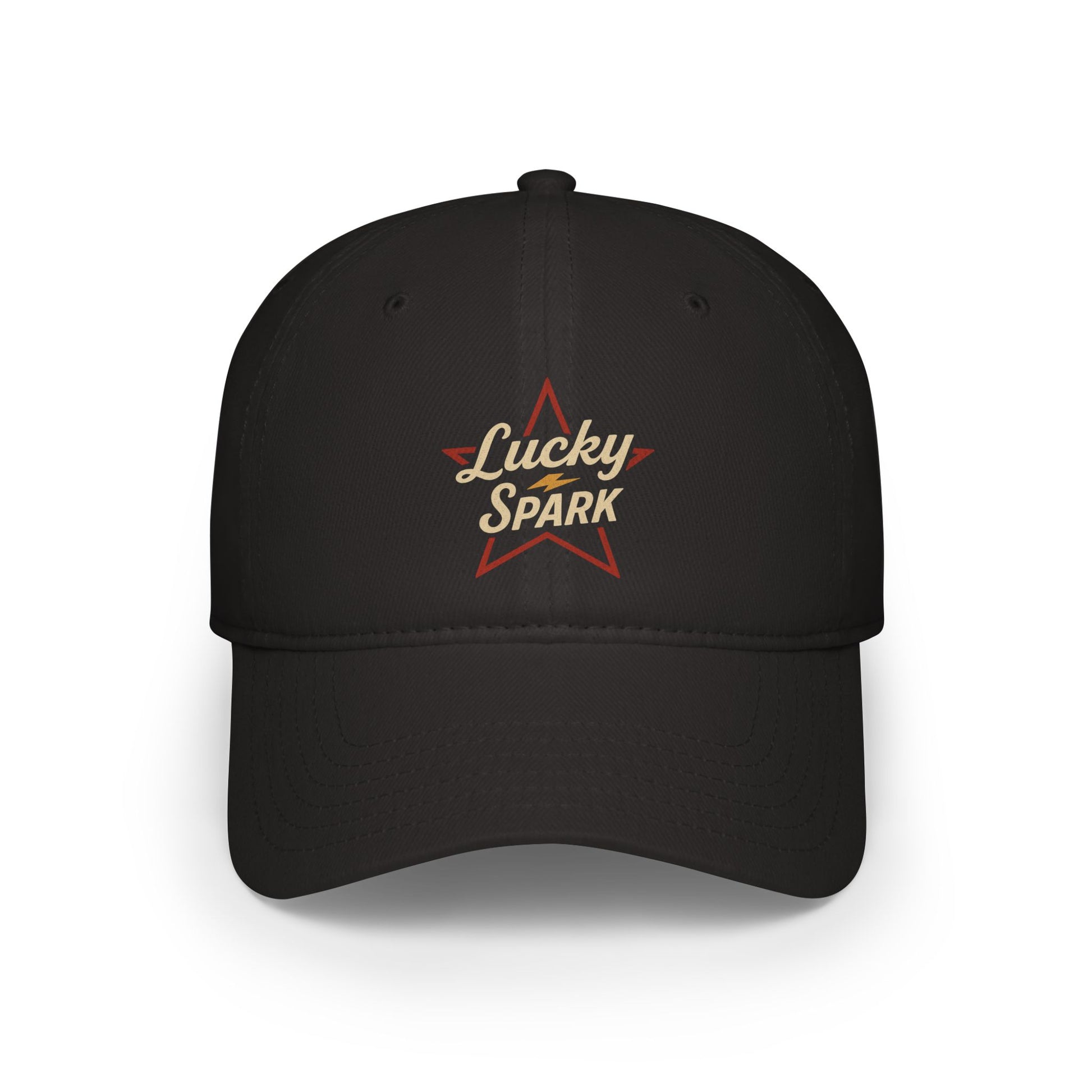 Lucky Spark Low Profile Baseball Cap - Adjustable Hat, Casual Cap, Gift for Him, Outdoor Wear, Trendy Fashion Accessory - Lucky Spark