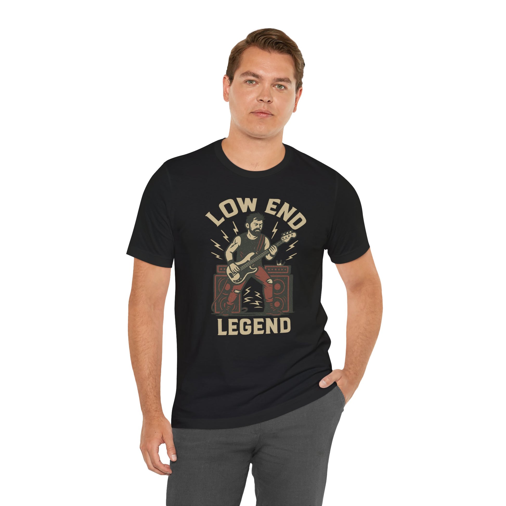 Low End Legend Music Tee Band Shirt - Lucky Spark