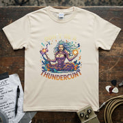 Don't Be a Thundercunt Shirt with vibrant design on a premium quality tee by Lucky Spark.