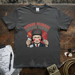 Make Russia Drunk Again Shirt featuring a fun graphic design with a humorous theme.